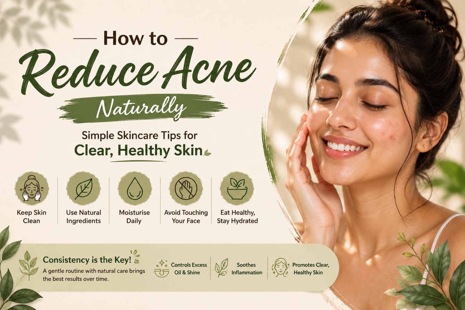 How to Reduce Acne Naturally: Simple Skincare Tips for Clear, Healthy Skin