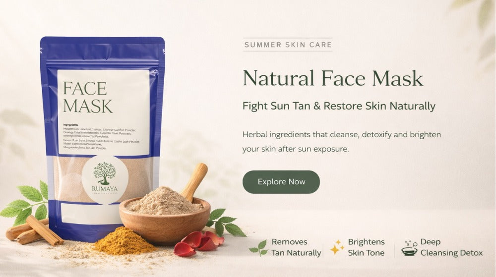 Sun Tan: How We Formulated Rumaya’s Natural Face Mask to Fight Summer Skin Problems