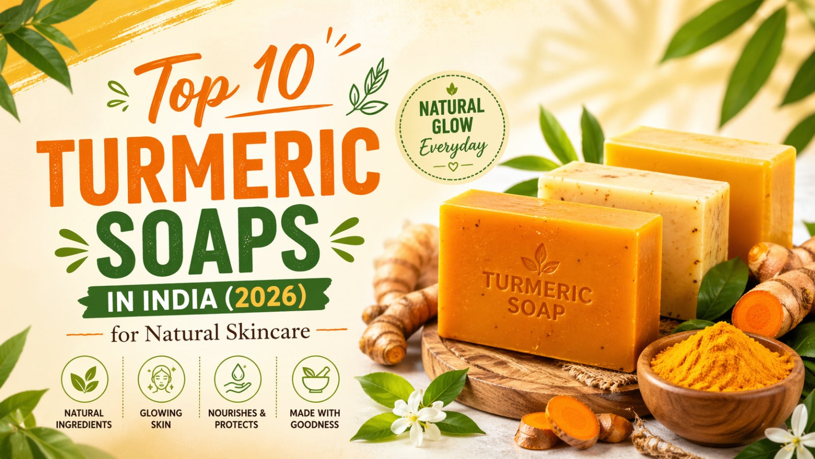 Best Turmeric Soap in India 2026 for glowing skin | Rumaya
