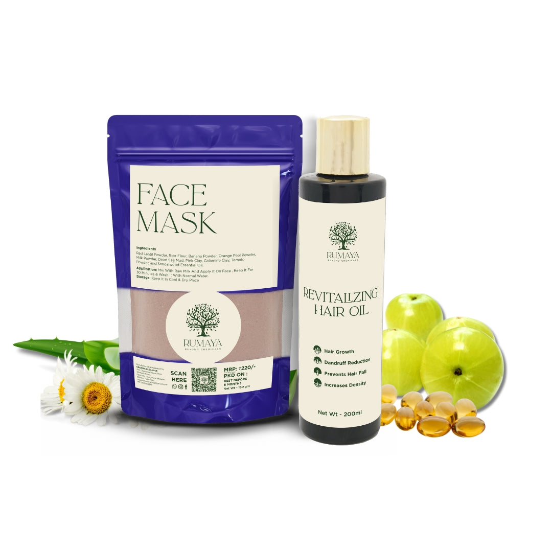 Oil + Face mask