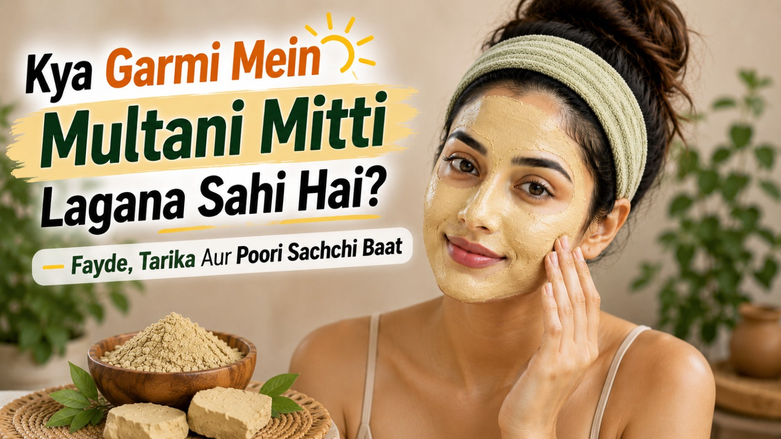 “Kya Garmi Mein Multani Mitti Lagana Sahi Hai? — Fayde, Tarika Aur Poori Sachchi Baat