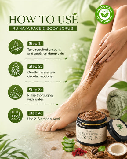 Organic Face & Body Scrub