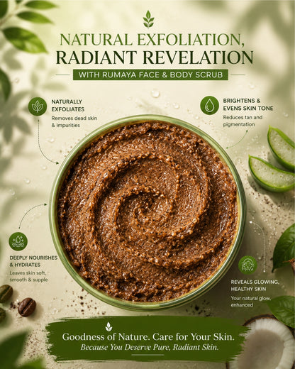 Organic Face & Body Scrub