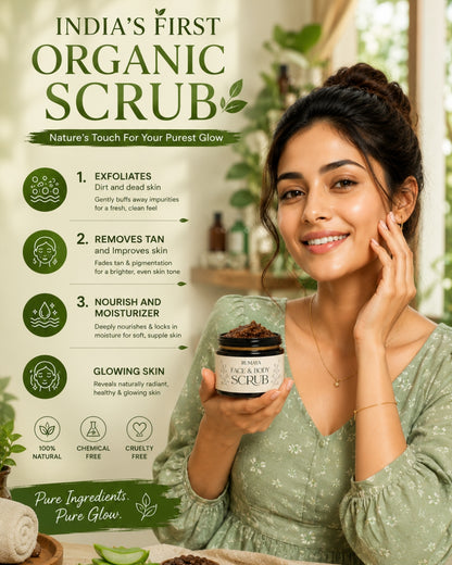 Organic Face & Body Scrub