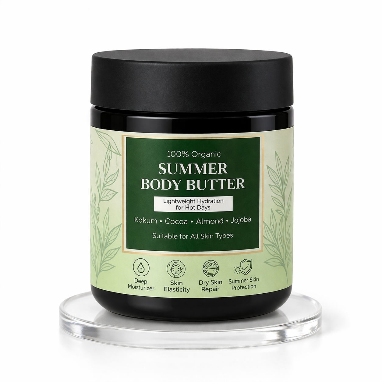 Rumaya Body Butter for Dry Skin 100gm | Deep Moisturizing Cream with Kokum & Cocoa Butter | 100% Natural Hydrating Skin Care | Soft & Glowing Skin