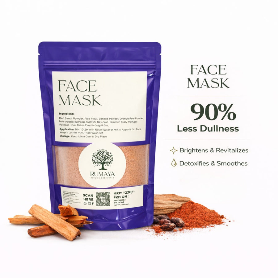 Rumaya Instant Glow Face Pack at Home