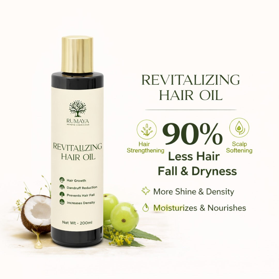 100% Organic Hair Oil for Hair Fall & Scalp 200ml