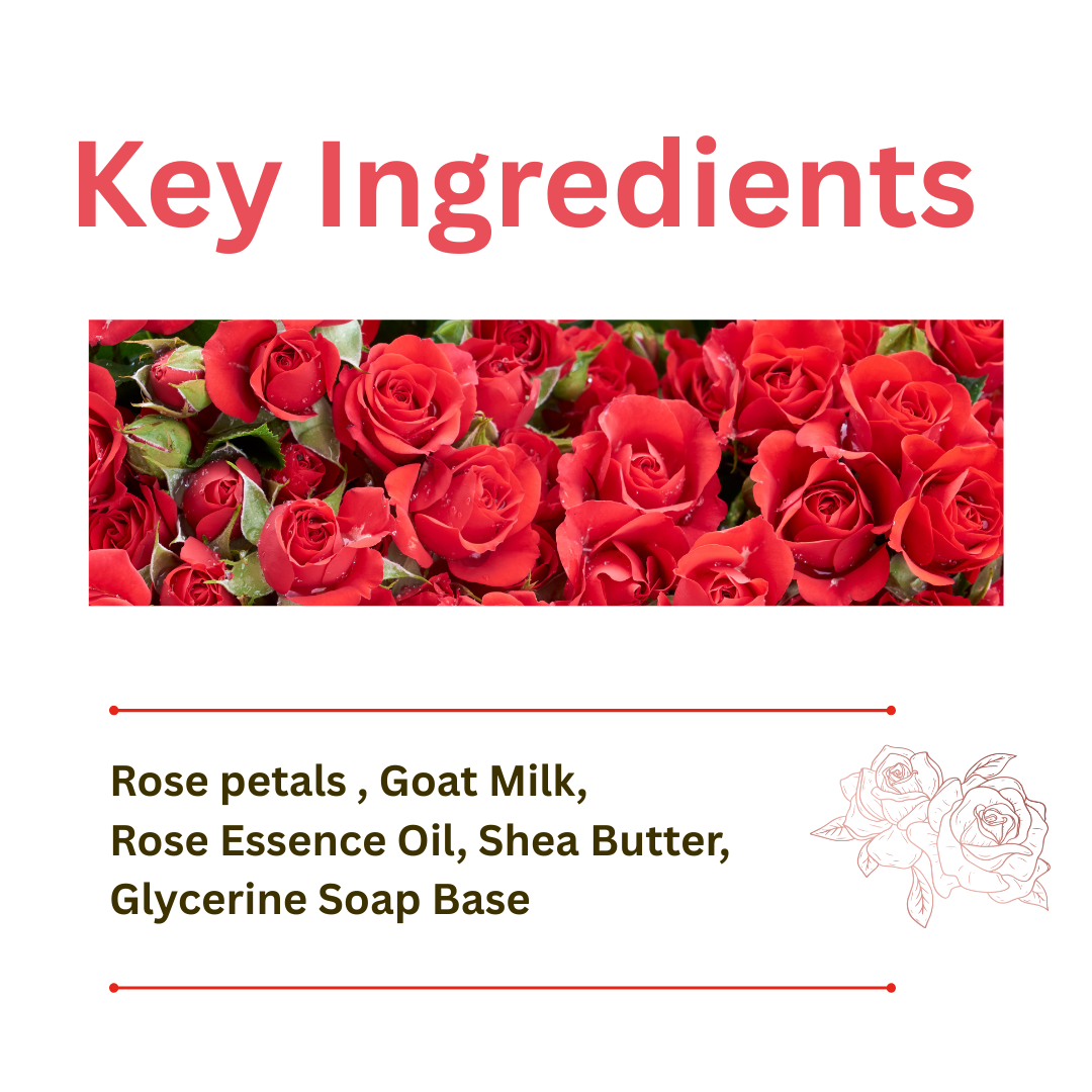 Rose Petal Bloom Organic Soap