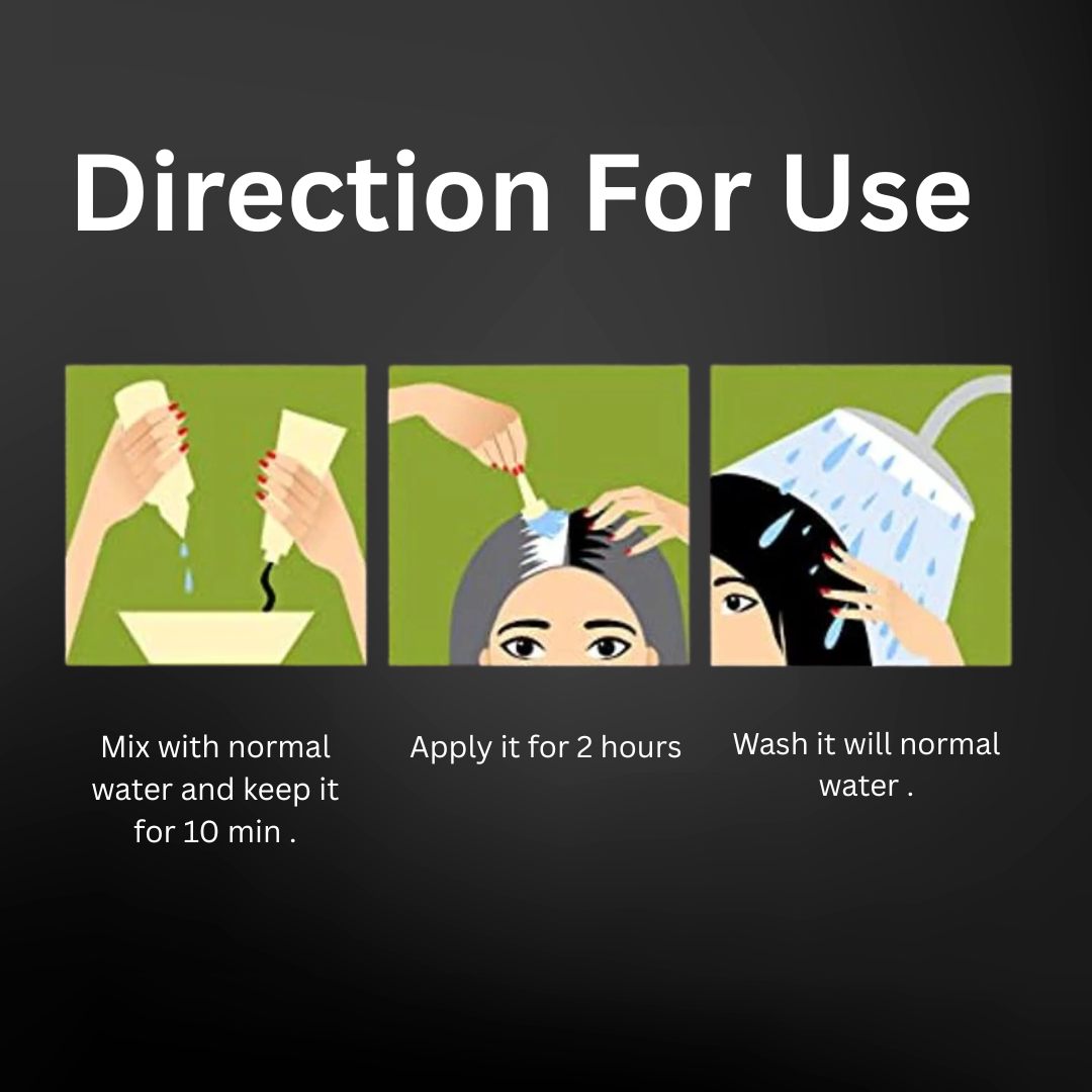 Organic Henna Color Black