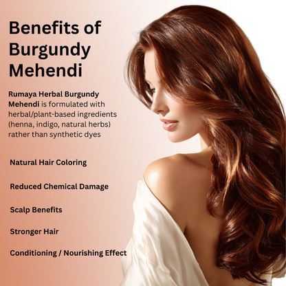 Organic Henna Color Burgundy