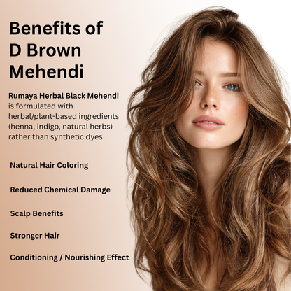 Organic Henna Color Dark Brown