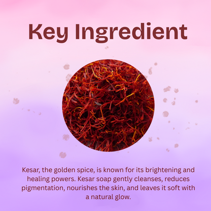 Saffron Radiance Organic Soap