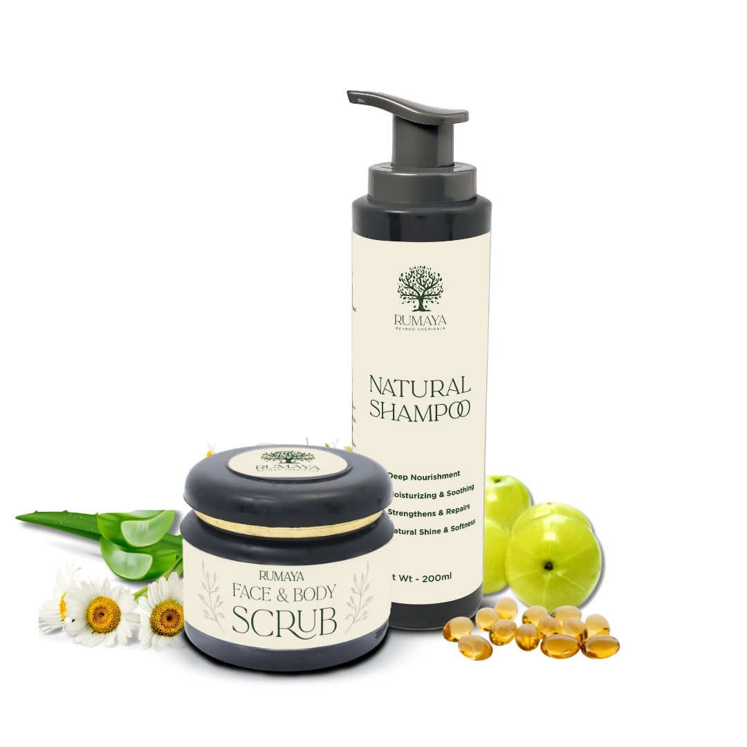 Body Scrub+ Shampoo