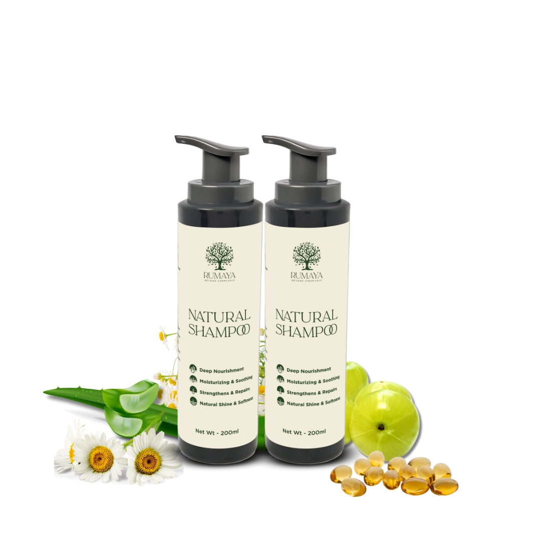 Rumaya Sulphate-Free Herbal Shampoo (Pack of 2)