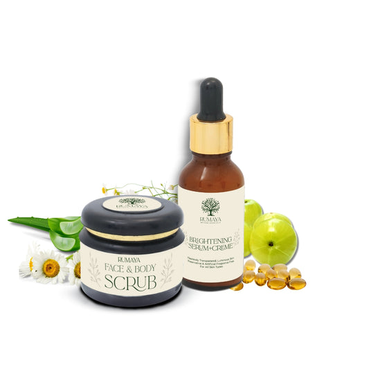 Body Scrub + Face Cream Combo