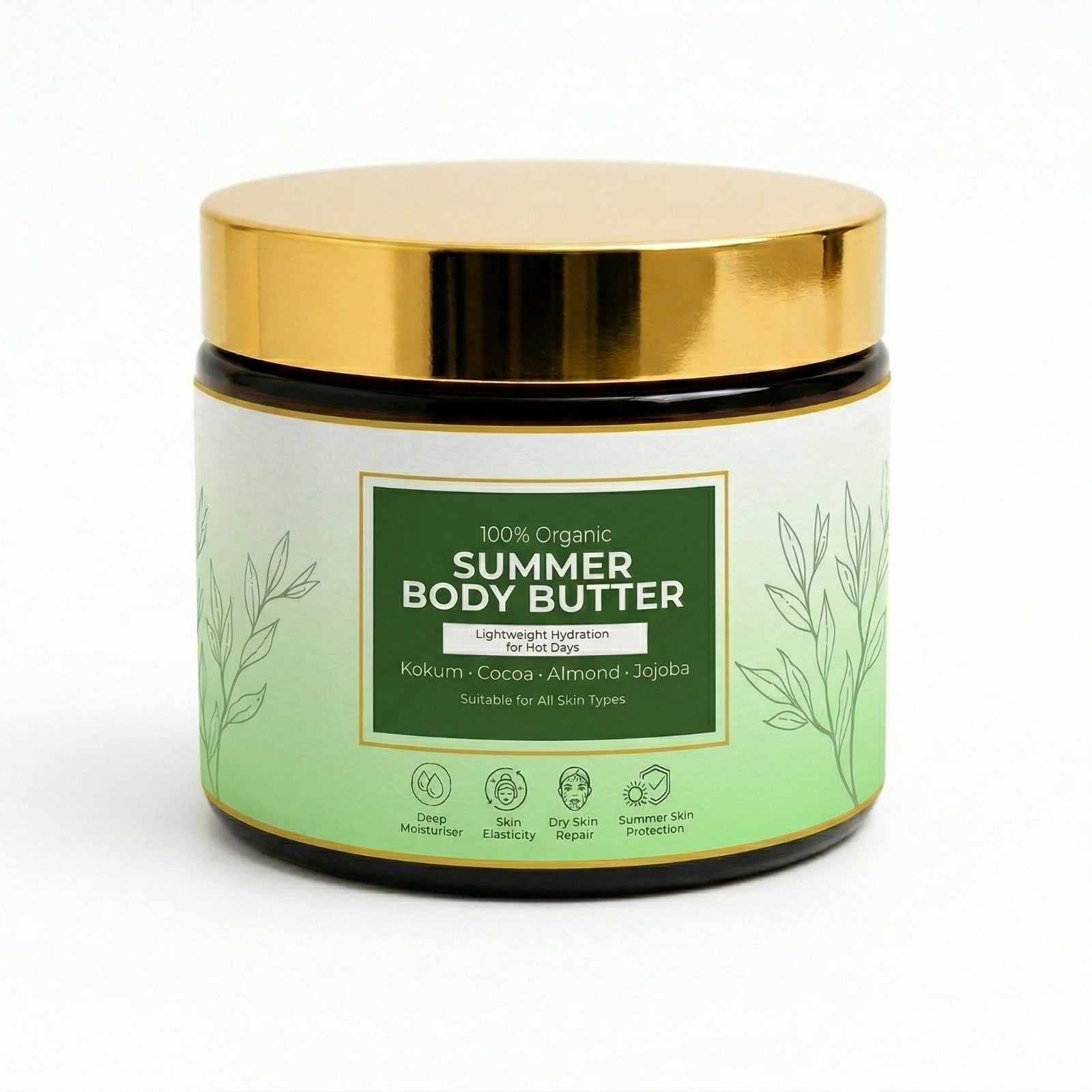 Rumaya Body Butter for Dry Skin 35gm | Deep Moisturizing Cream with Kokum & Cocoa Butter | 100% Natural Hydrating Skin Care | Soft & Glowing Skin | No Parabens