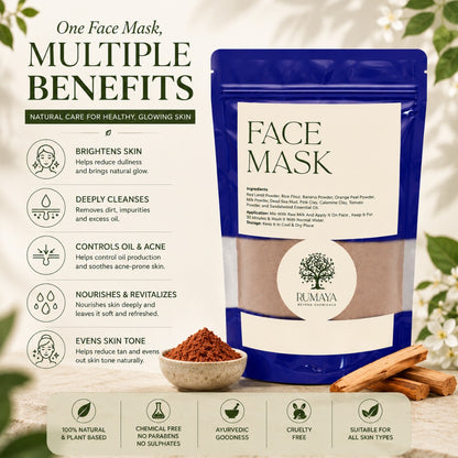 Rumaya Instant Glow Face Pack at Home